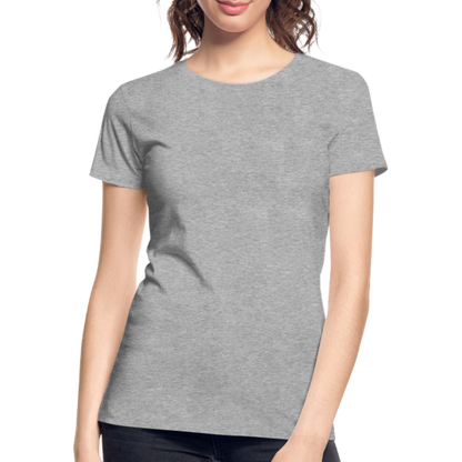 Frauen Premium Bio T-Shirt - Grau meliert