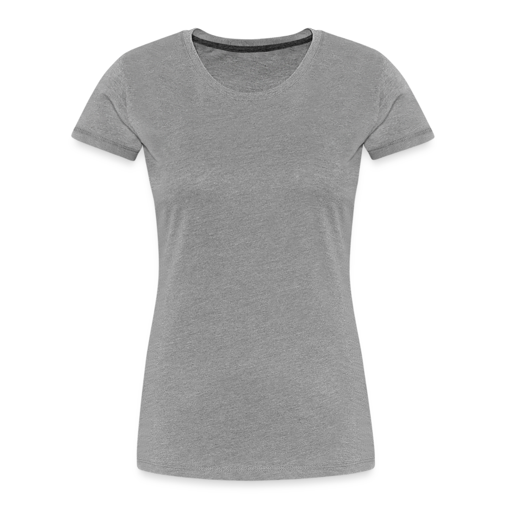 Frauen Premium Bio T-Shirt - Grau meliert