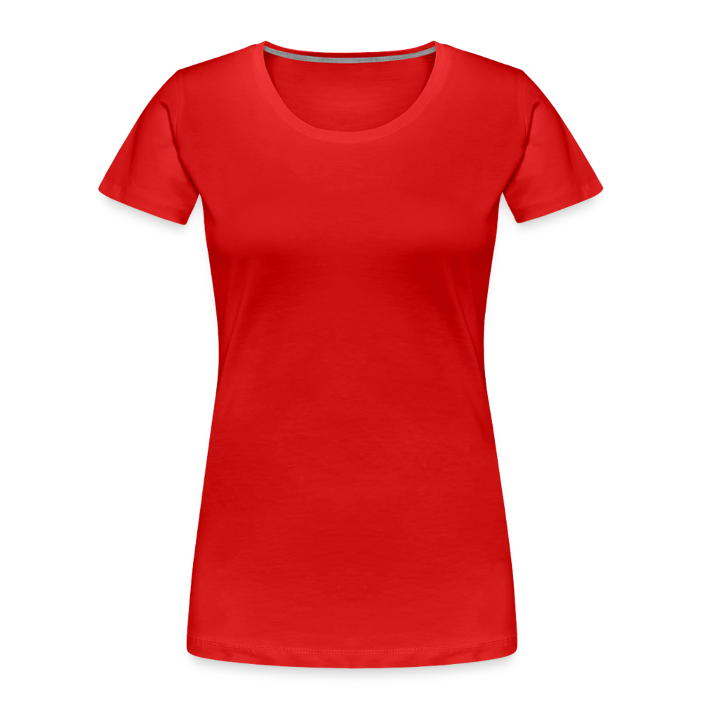 Frauen Premium Bio T-Shirt - Rot