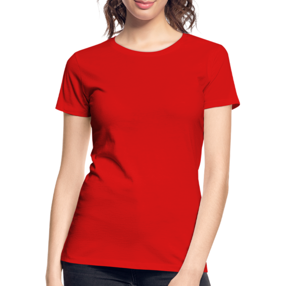 Frauen Premium Bio T-Shirt - Rot