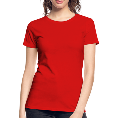 Frauen Premium Bio T-Shirt - Rot