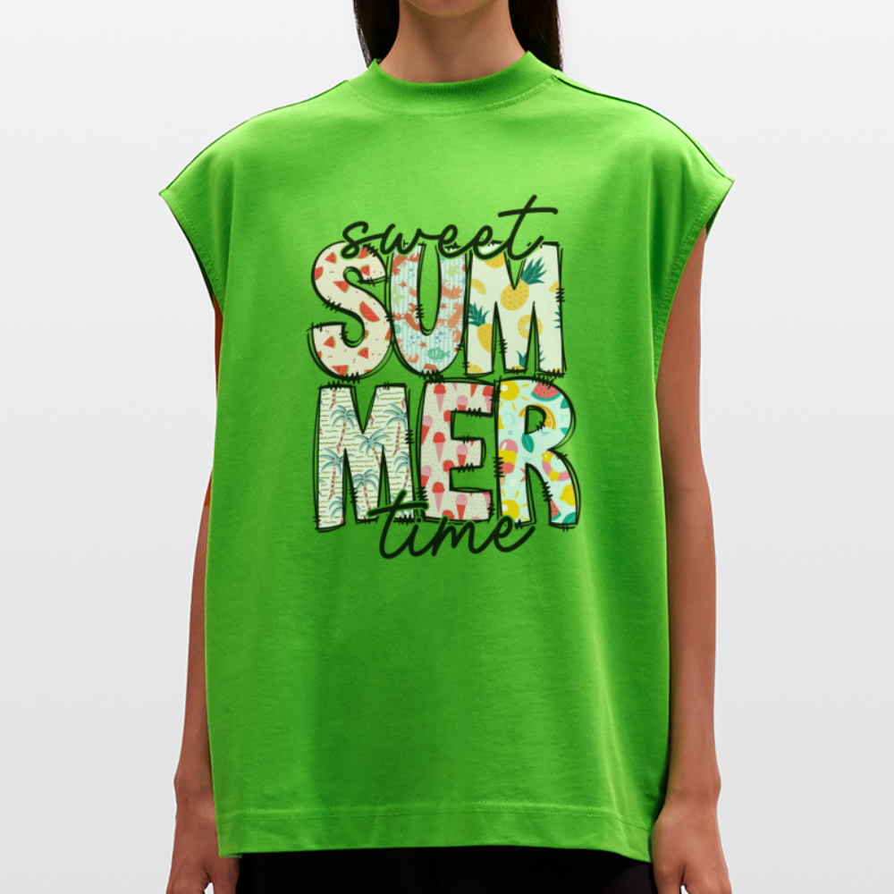 Tank Top Oversized Organic - Apple Neon