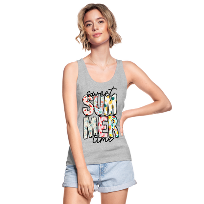 Tank Top Frauen Bio - Grau meliert