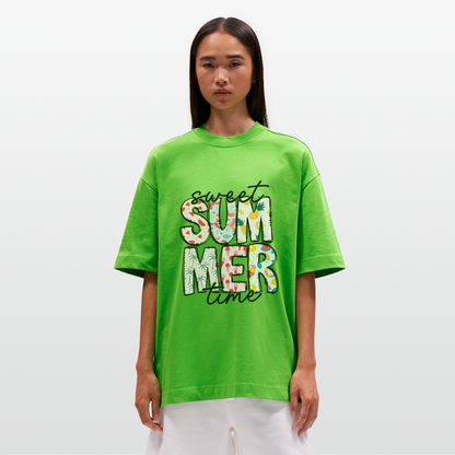 Heavyweight Oversized Organic Boxy T-Shirt Made in EU - Apple Neon