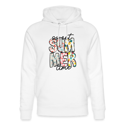 Frauen Hoodie - sweet summer time - Weiß