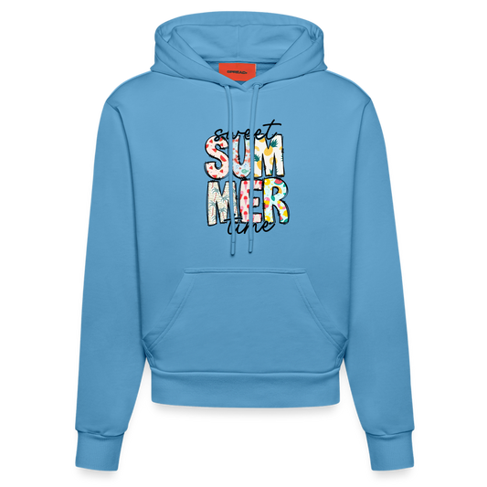 Sweet summer time Hoodie - fitted -  Sol Blue