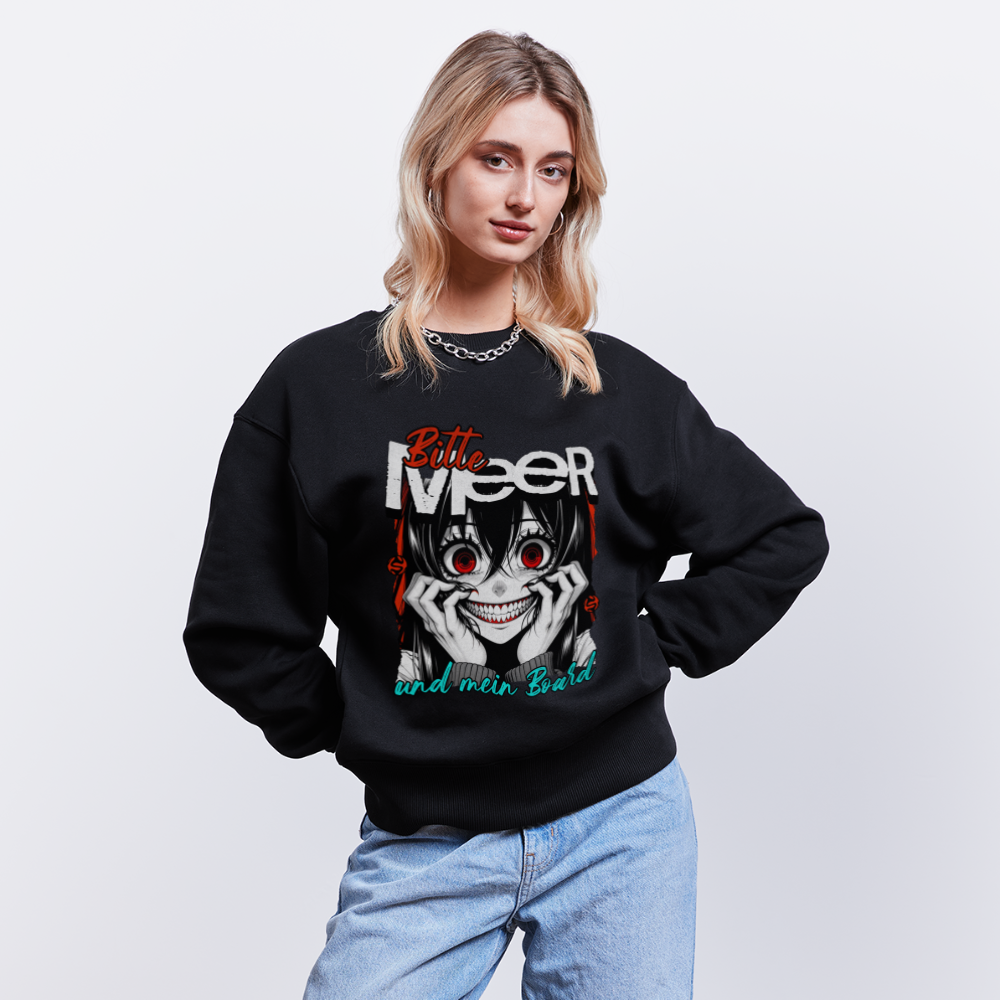 Unisex Oversize Pullover - Schwarz