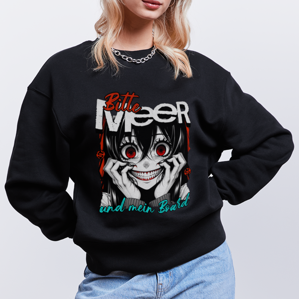 Unisex Oversize Pullover - Schwarz