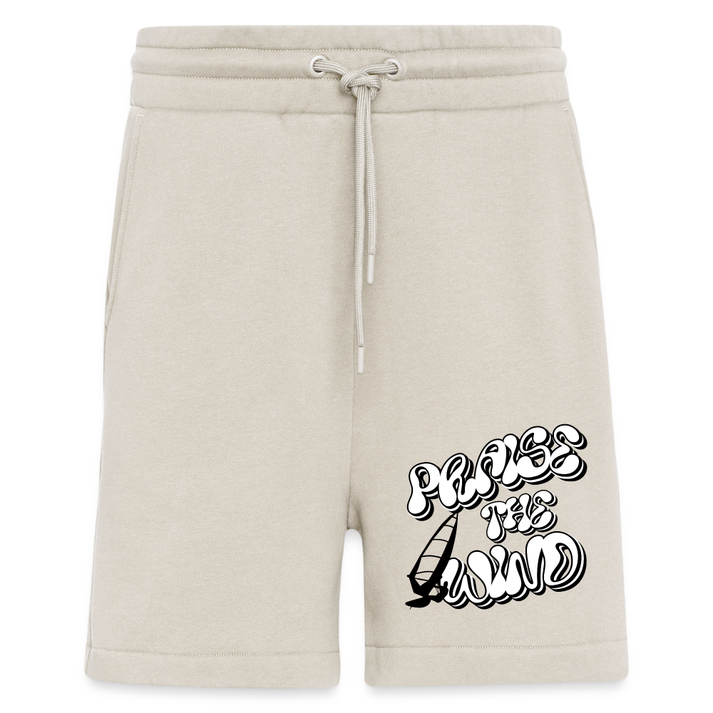 Organic Relaxed Shorts -praise the wind- - WARM CLAY