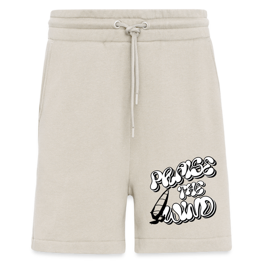 Organic Relaxed Shorts -praise the wind- - WARM CLAY