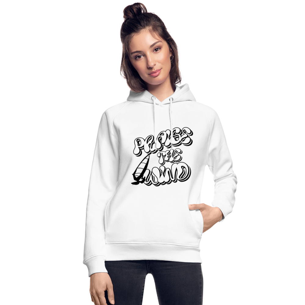 Unisex Bio-Hoodie -praise the wind- - Weiß