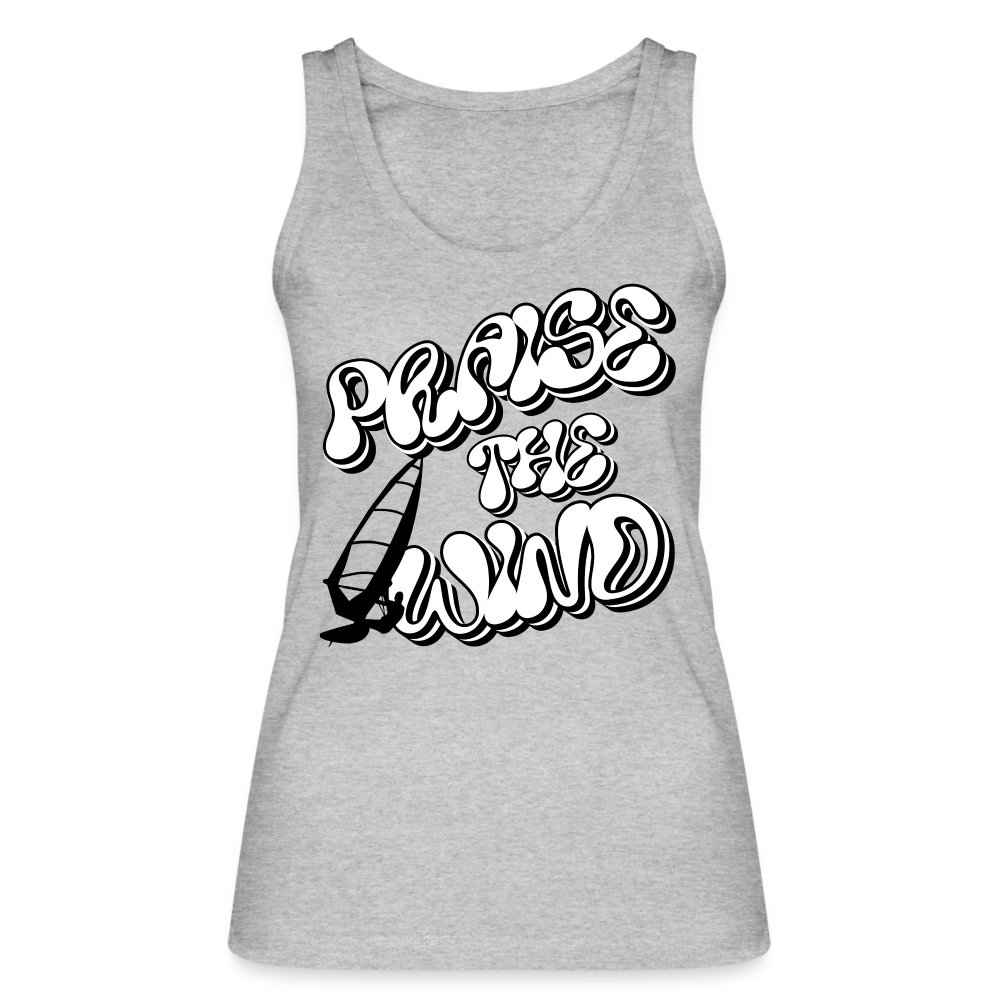 Tank Top -praise the wind- - Grau meliert