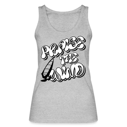 Tank Top -praise the wind- - Grau meliert