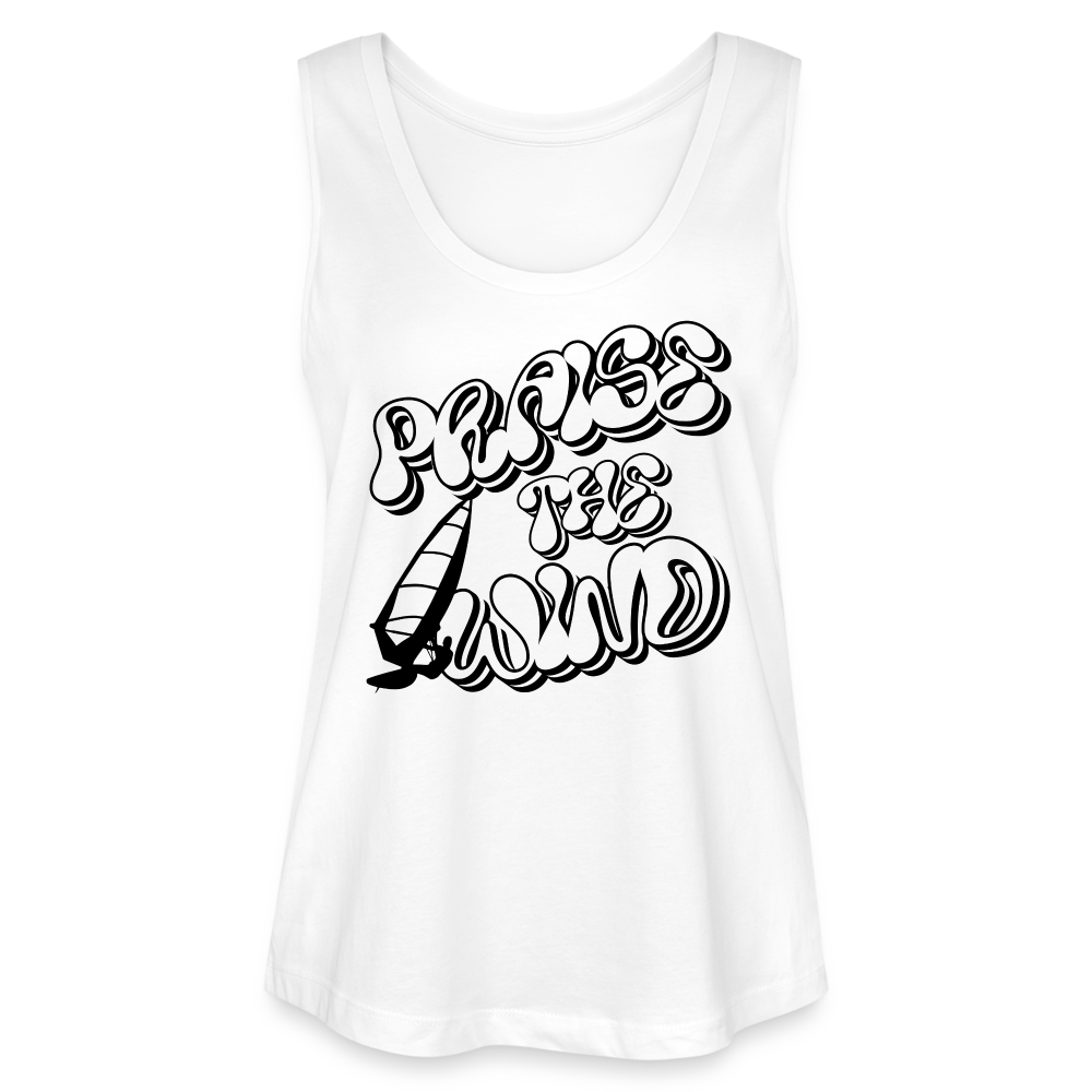 Frauen Bio Tank Top  -praise the wind- - Weiß