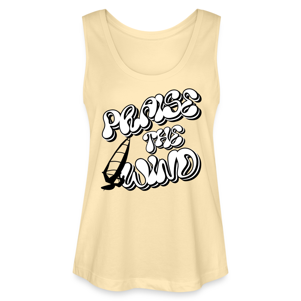 Frauen Bio Tank Top  -praise the wind- - Creme