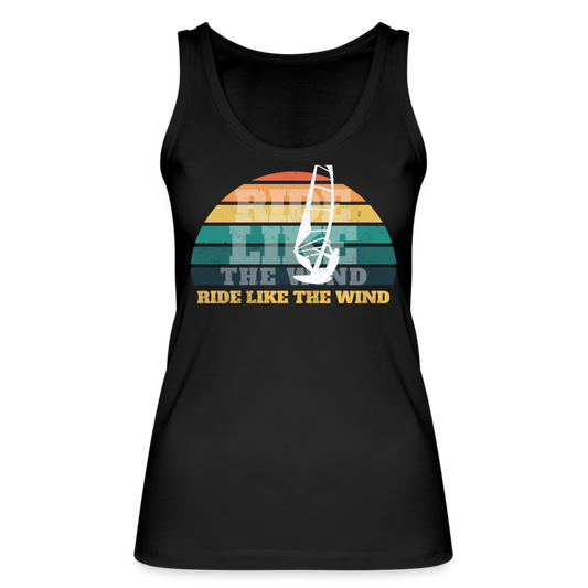 Frauen Tank Top -ride like the wind- - Schwarz