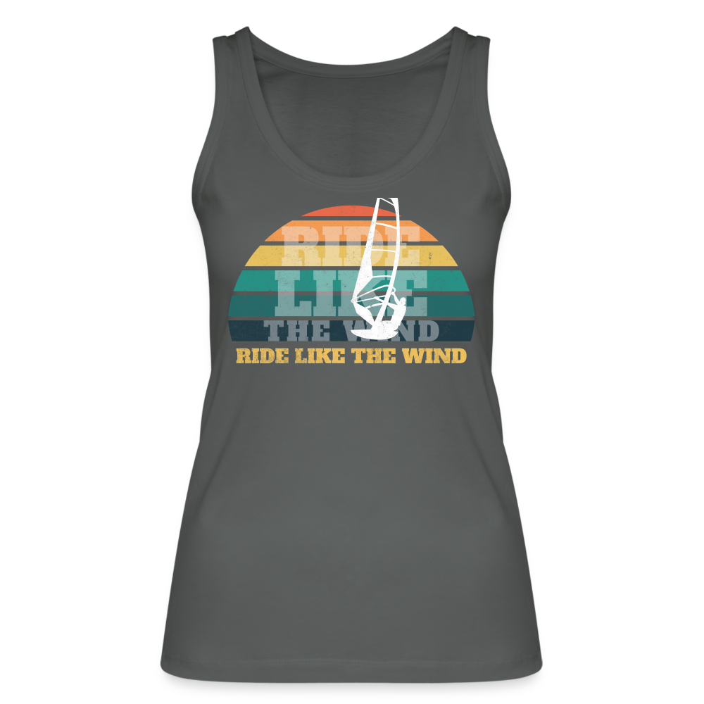 Frauen Tank Top -ride like the wind- - Anthrazit