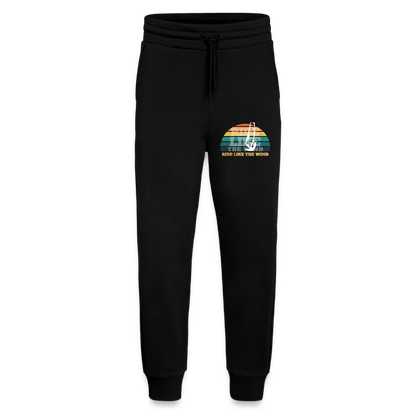 Relaxed Jogginghose -ride like the wind- Made in EU - SOLID BLACK