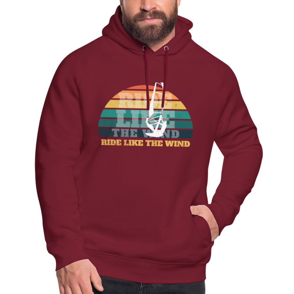 Unisex Bio-Hoodie von Stanley & Stella - Burgunderrot