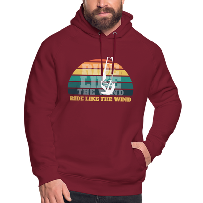 Unisex Bio-Hoodie von Stanley & Stella - Burgunderrot