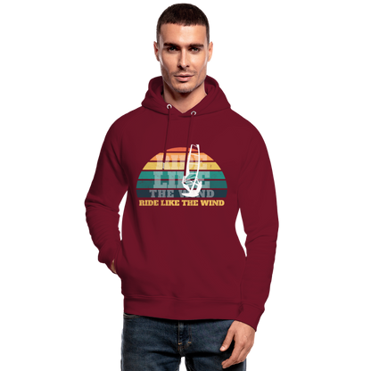 Unisex Bio-Hoodie von Stanley & Stella - Burgunderrot