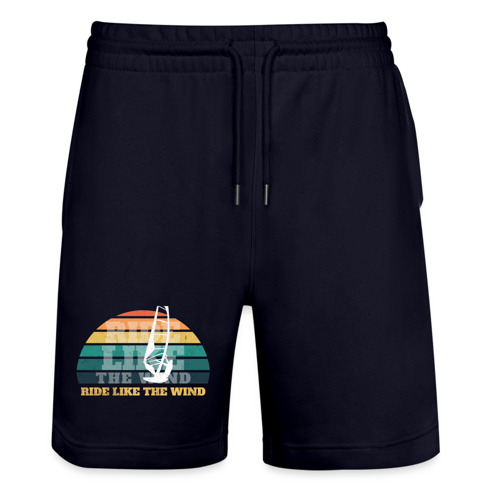 Unisex Bio Joggingshorts -ride like the wind- - Dark navy