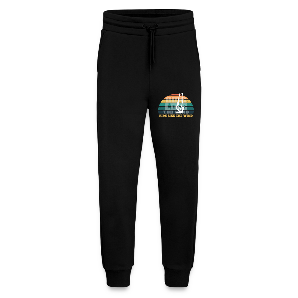 Relaxed Jogginghose -ride like the wind- Made in EU - SOLID BLACK