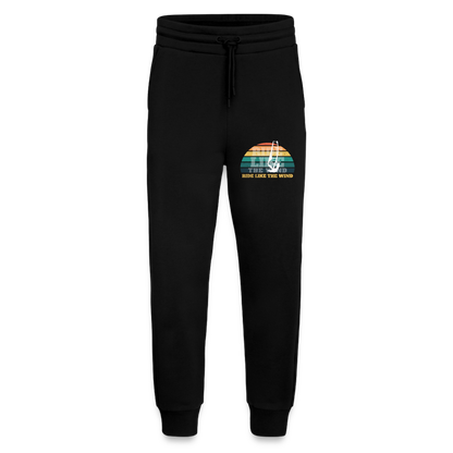 Relaxed Jogginghose -ride like the wind- Made in EU - SOLID BLACK