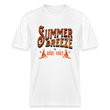 Relaxed Fit Unisex Bio-T-Shirt -summer breeze- - Weiß