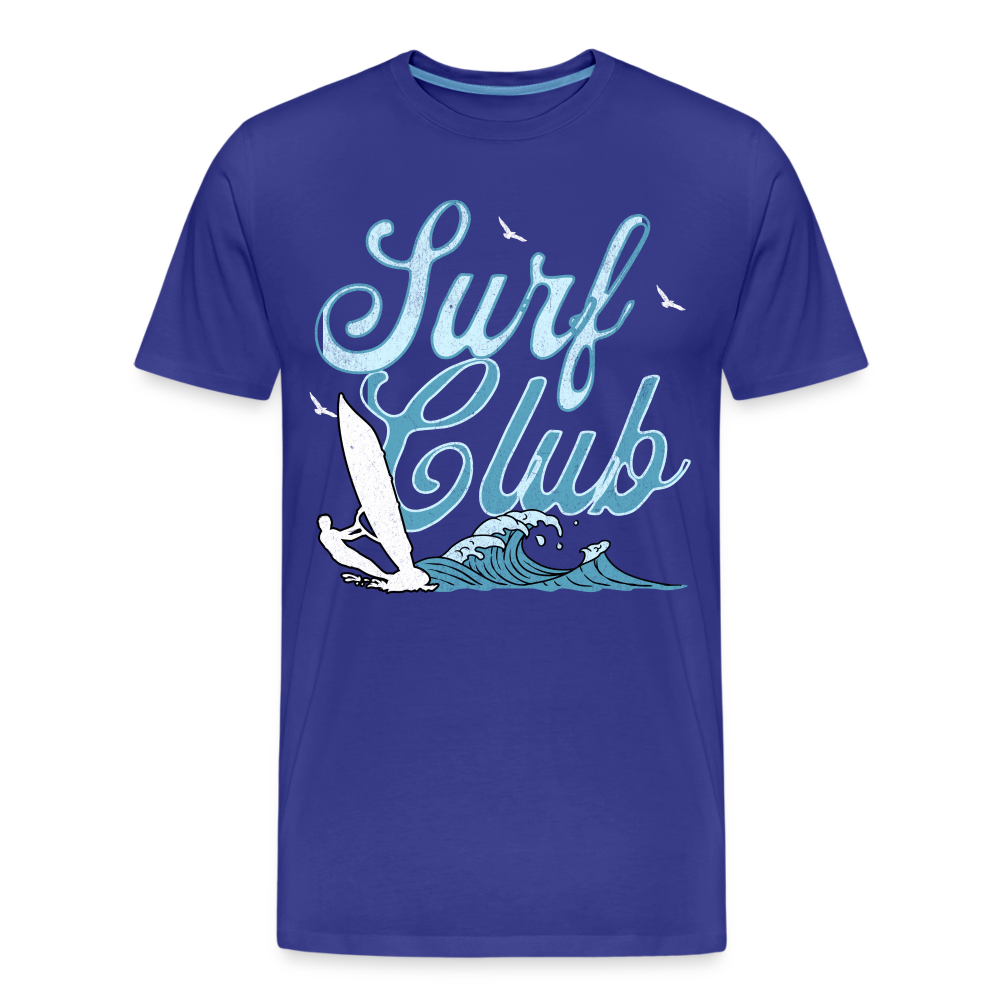 Männer Premium Bio T-Shirt -surf club- - Königsblau