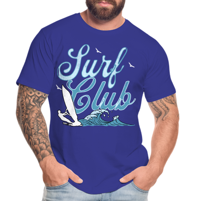 Männer Premium Bio T-Shirt -surf club- - Königsblau