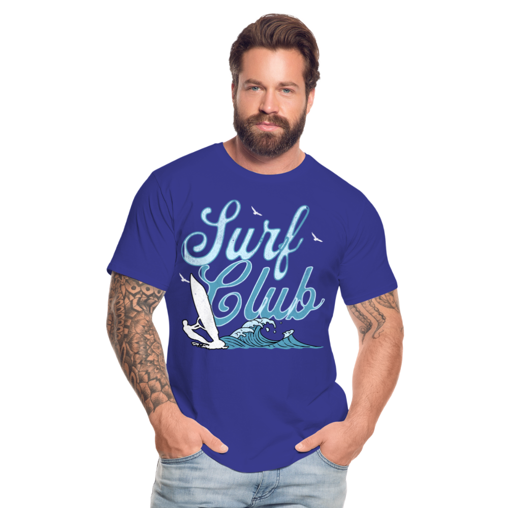 Männer Premium Bio T-Shirt -surf club- - Königsblau