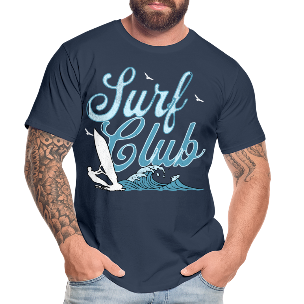 Männer Premium Bio T-Shirt -surf club- - Navy