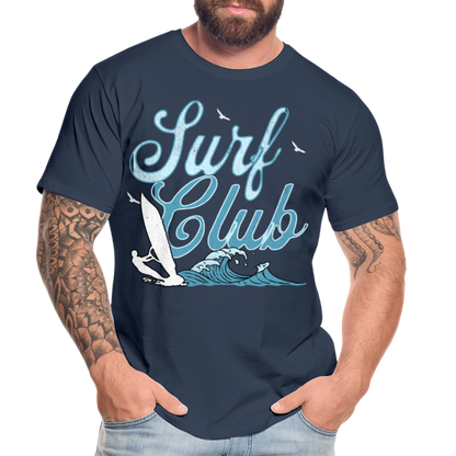 Männer Premium Bio T-Shirt -surf club- - Navy