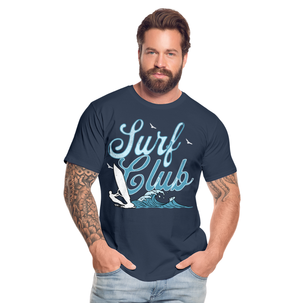 Männer Premium Bio T-Shirt -surf club- - Navy