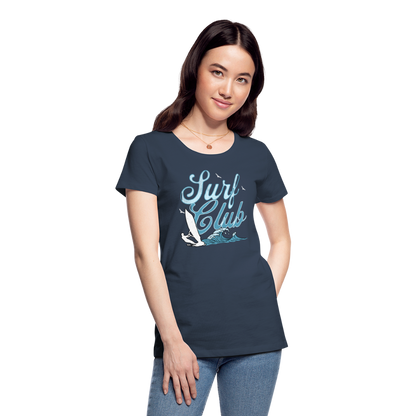 Frauen Premium T-Shirt -surf club- - Navy