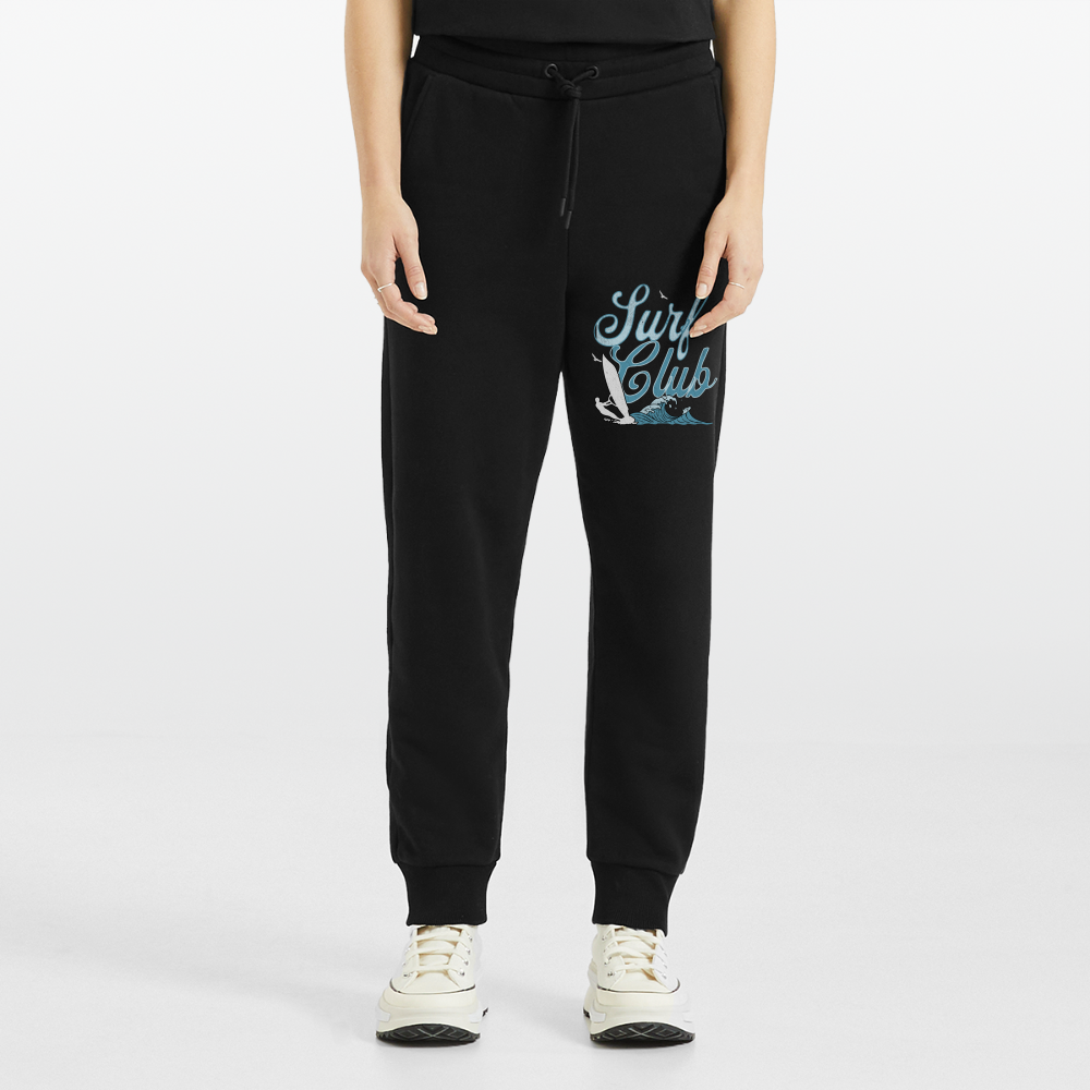 Relaxed Jogginghose -surf club- - SOLID BLACK