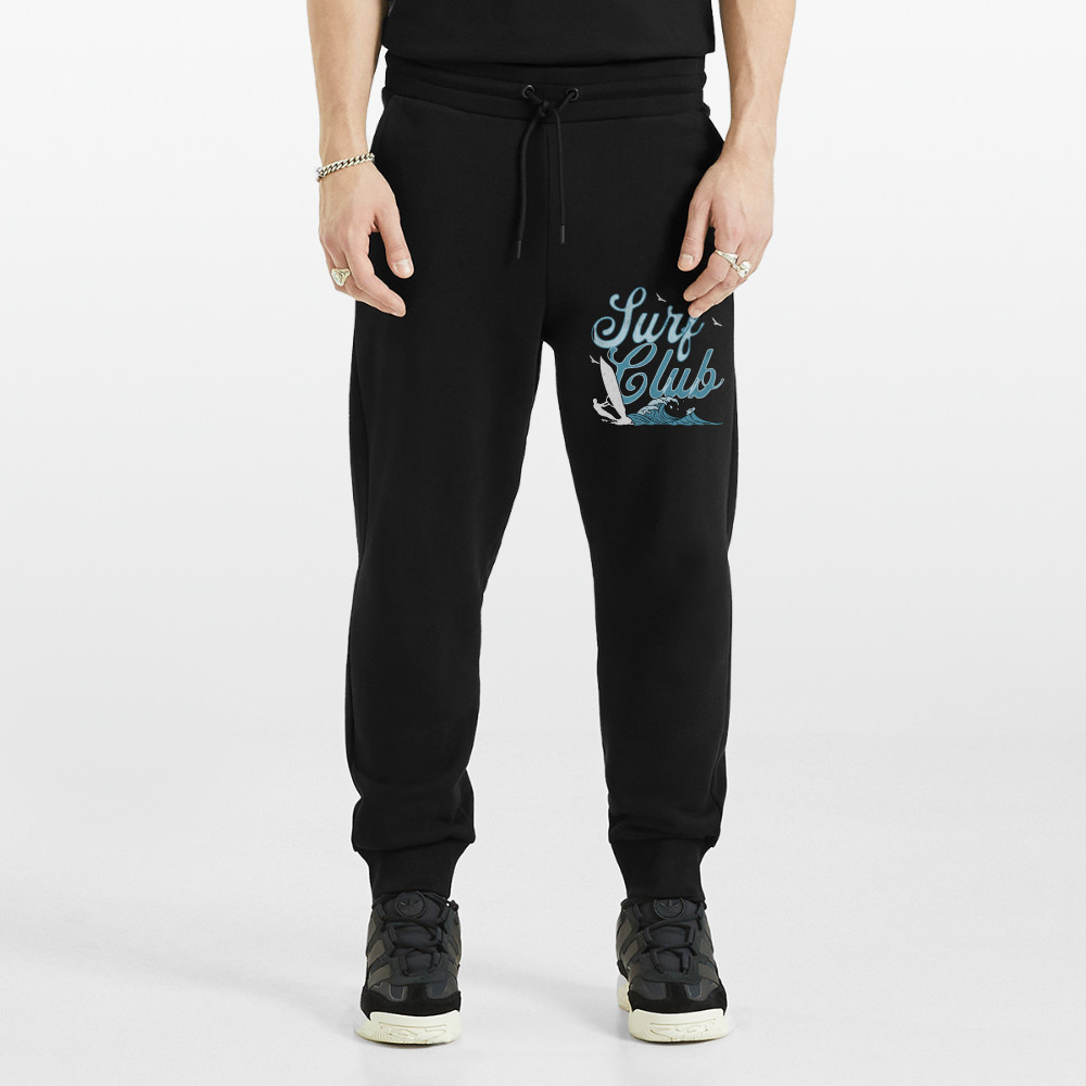 Relaxed Jogginghose -surf club- - SOLID BLACK