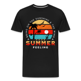 Männer Premium Bio T-Shirt -bring on the sunshine- - Schwarz