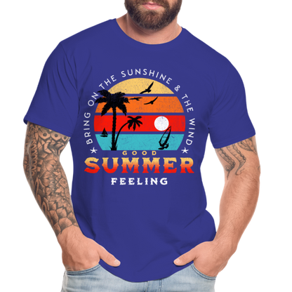 Männer Premium Bio T-Shirt -bring on the sunshine- - Königsblau