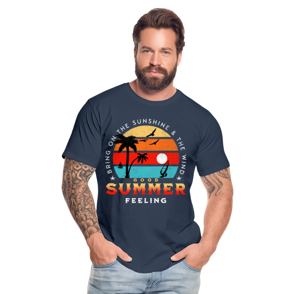 Männer Premium Bio T-Shirt -bring on the sunshine- - Navy