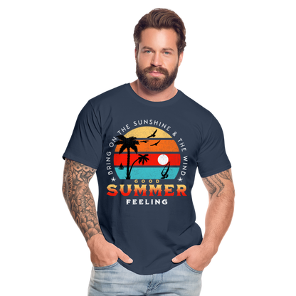 Männer Premium Bio T-Shirt -bring on the sunshine- - Navy