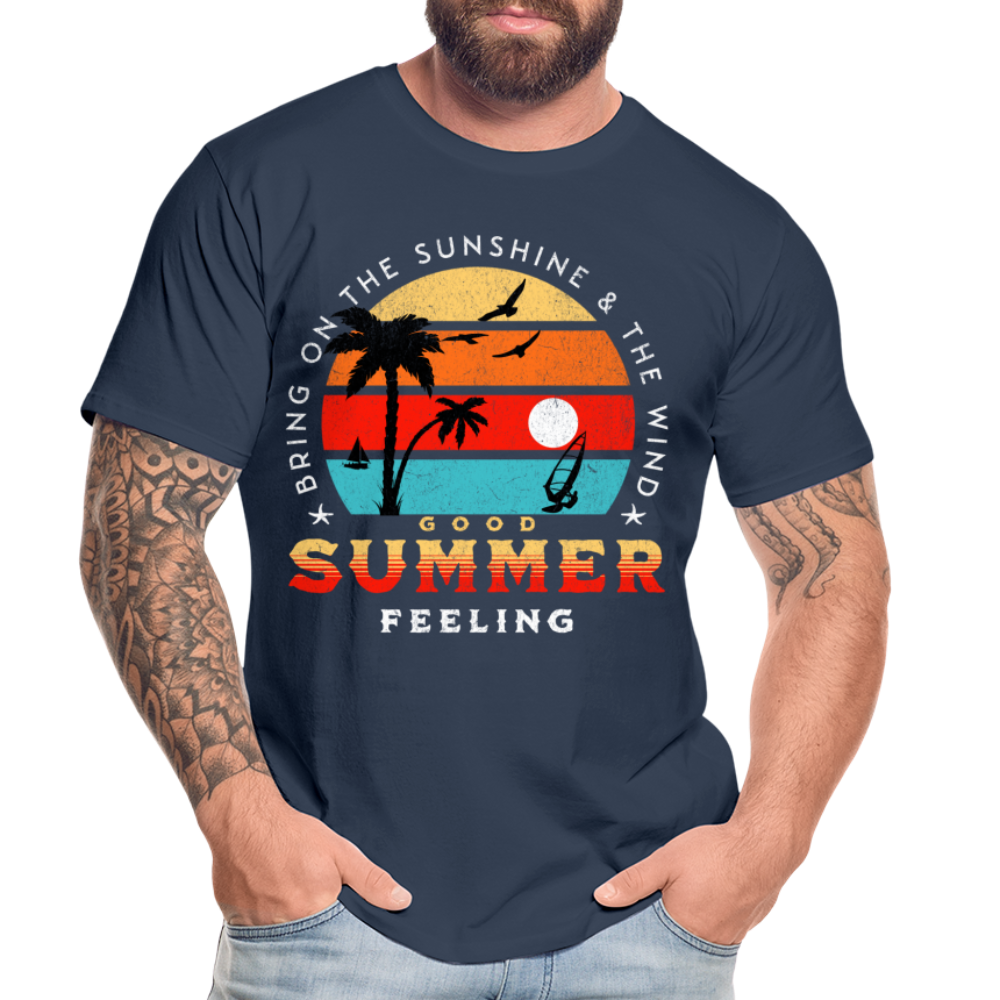 Männer Premium Bio T-Shirt -bring on the sunshine- - Navy