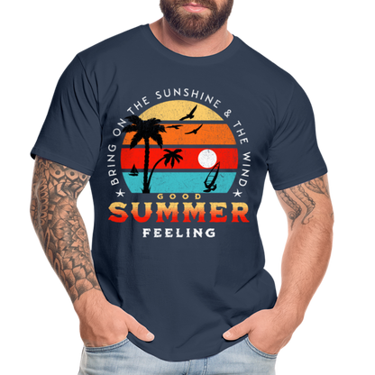 Männer Premium Bio T-Shirt -bring on the sunshine- - Navy