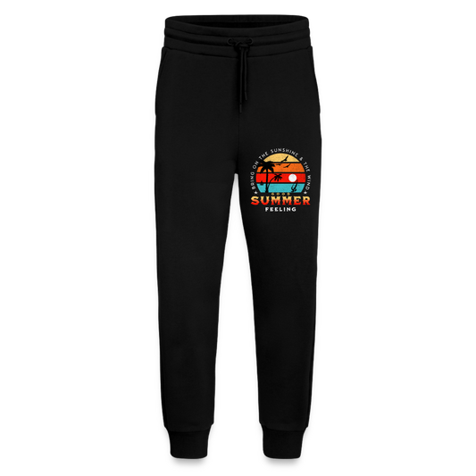 Relaxed Jogginghose -Bring on the sunshine- - SOLID BLACK