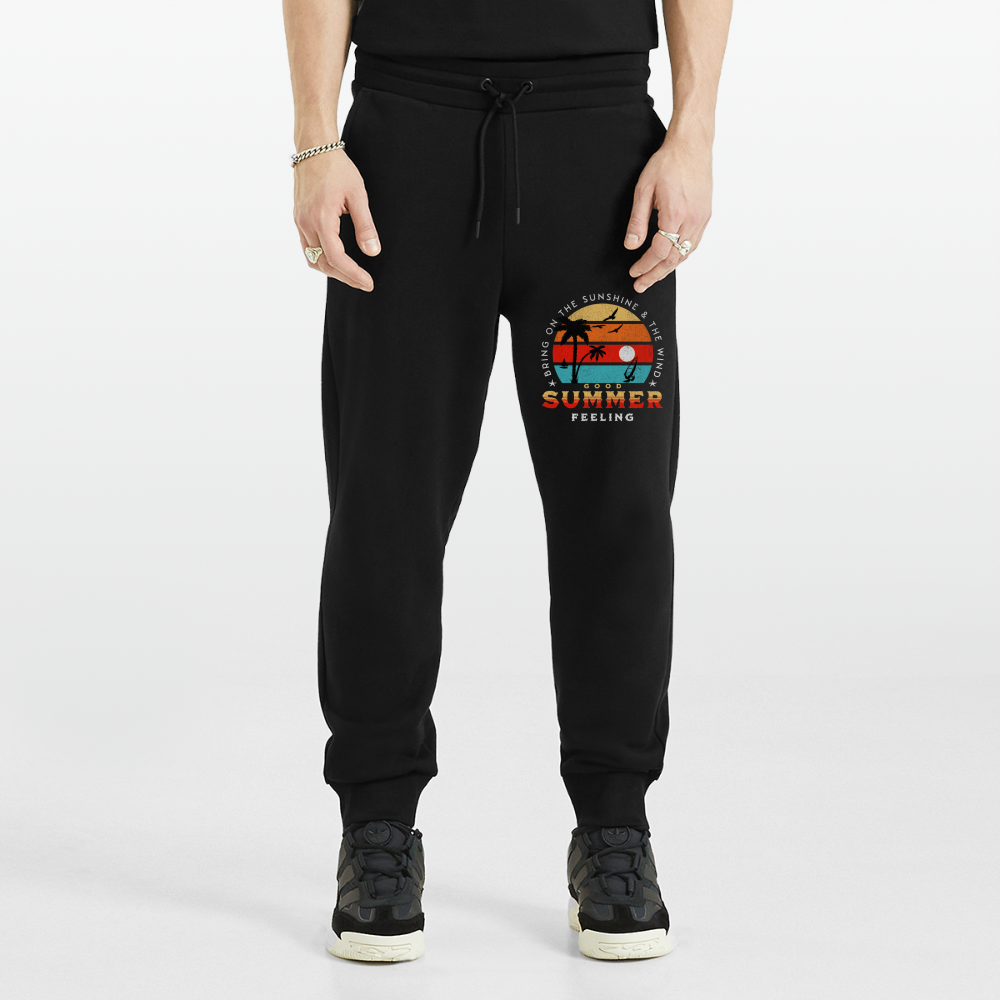 Relaxed Jogginghose -Bring on the sunshine- - SOLID BLACK