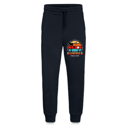 Relaxed Jogginghose -Bring on the sunshine- - DARK NAVY