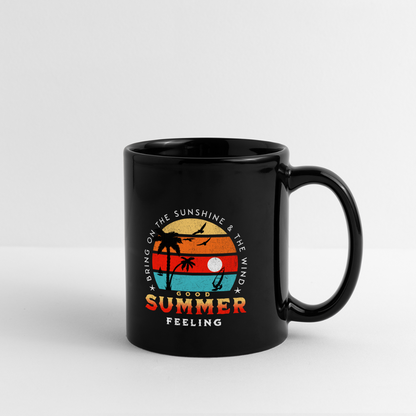 Tasse -bring on the sunshine- - Schwarz