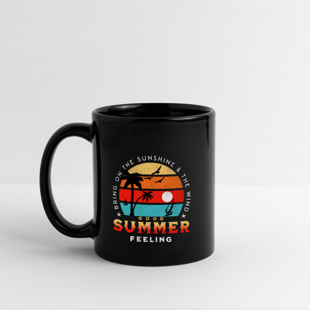 Tasse -bring on the sunshine- - Schwarz