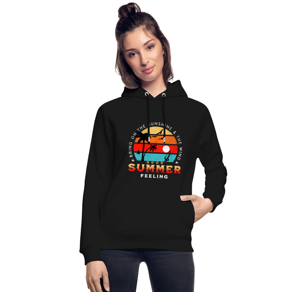 Unisex Bio-Hoodie -bring on the sunshine- - Schwarz